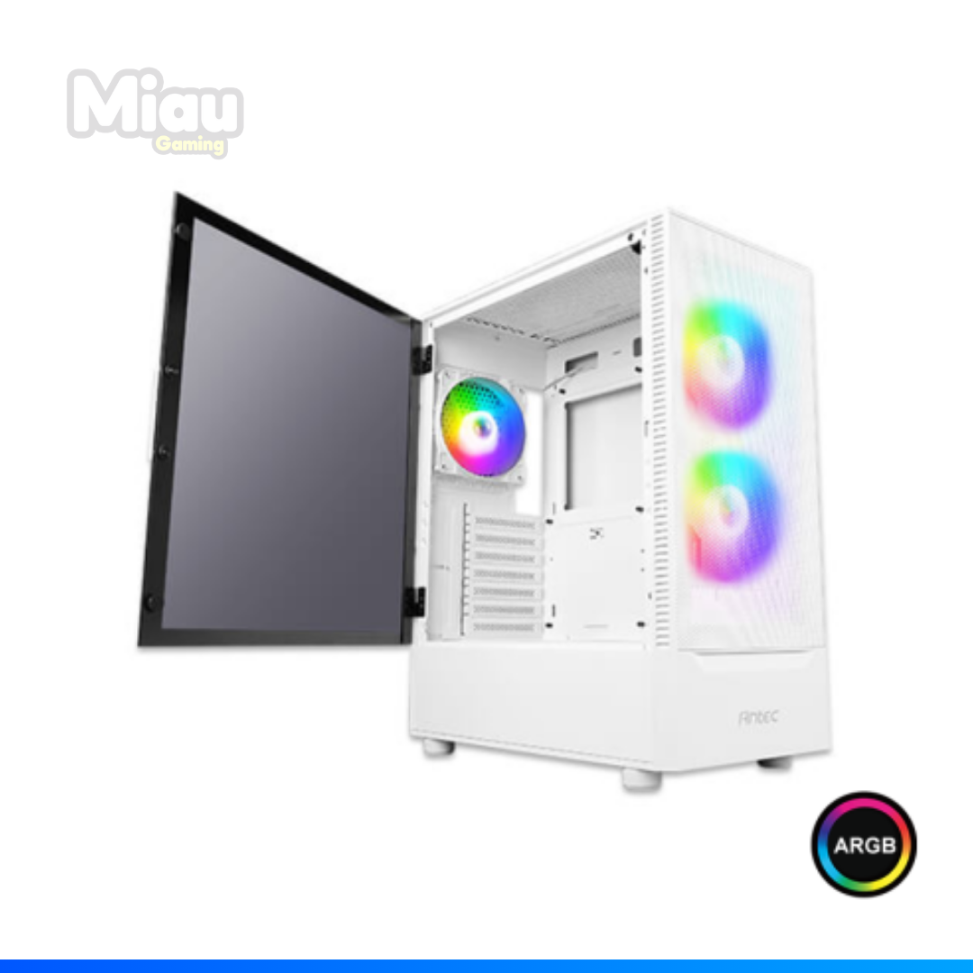 CASE ANTEC NX410 WHITE 3 FANS CASE ANTEC NX410 WHITE 3 FANS - Imagen 1