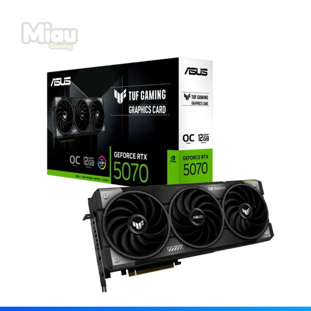 TARJETA GRAFICA RTX 5070 ASUS TUF 12GB TARJETA GRAFICA NVIDIA RTX 5070 ASUS TUF GAMING OC - Imagen 1