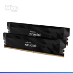MEMORIA RAM CRUCIAL 2X16GB DDR5 BLACK 6400 C32