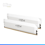 MEMORIA RAM CRUCIAL 2X16GB DDR5 WHITE 6400 C32