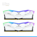 MEMORIA RAM T-FORCE DELTA RGB WHITE DDR5 2X16 6400 CL38