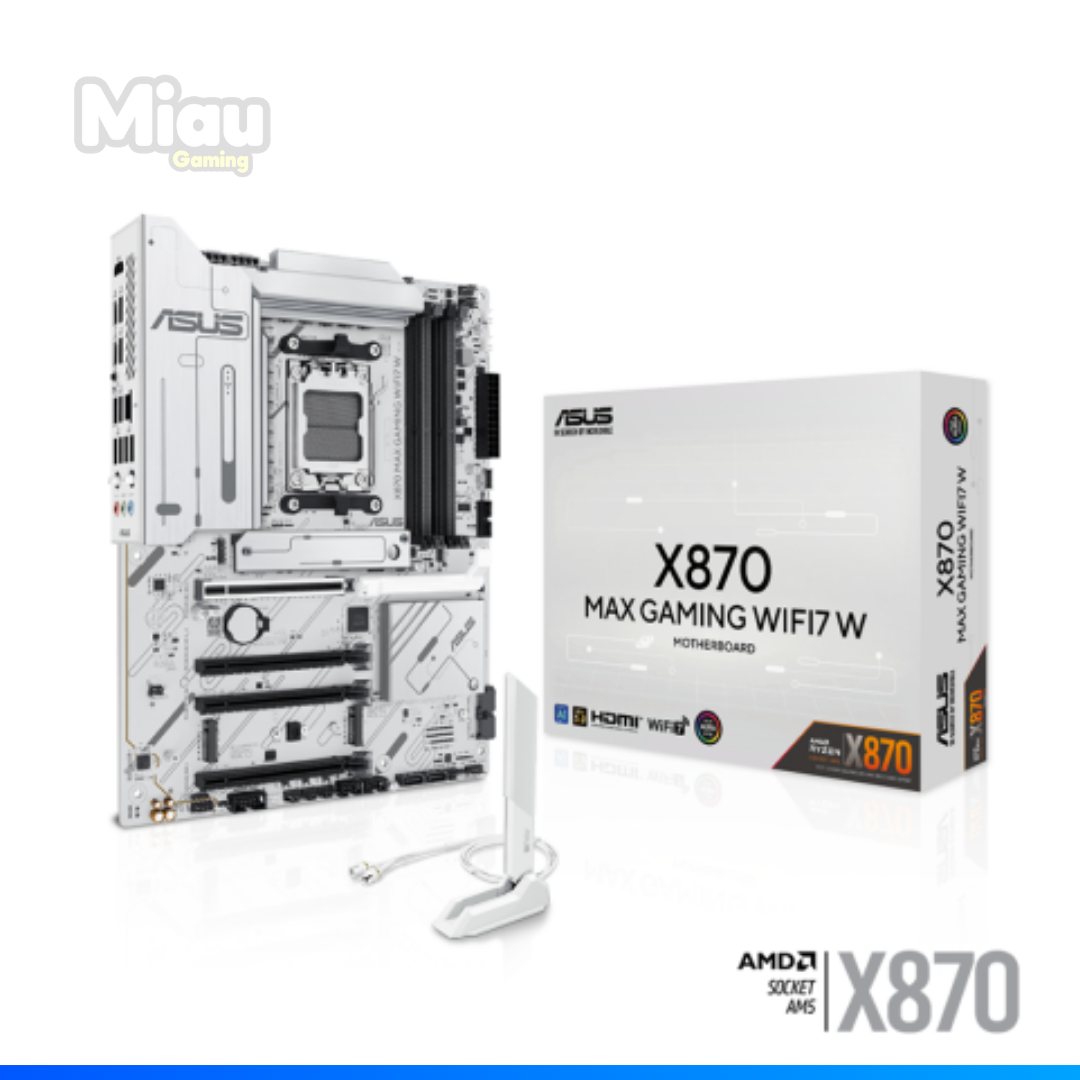 PLACA MADRE X870 ASUS MAX GAMING WIFI7 W - AM5 PLACA MADRE X870 ASUS MAX GAMING WIFI7 W - AM5 - Imagen 1