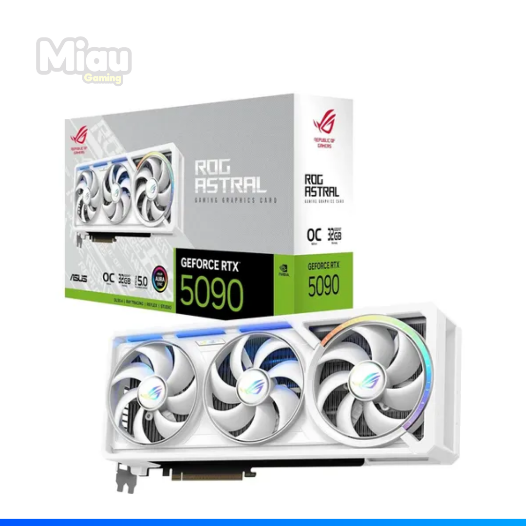 TARJETA DE VIDEO RTX 5090 ASUS ROG ASTRAL WHITE 32GB TARJETA DE VIDEO RTX 5090 ASUS ROG ASTRAL WHITE 32GB - Imagen 1