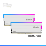 MEMORIA RAM 32GB 2X16GB 6000 MHZ V-COLOR CL30 AMD EXPO INTEL XMP INTEL RGB WHITE